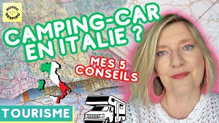 CAMPINGCAR in ITALY? My 5 TIPS