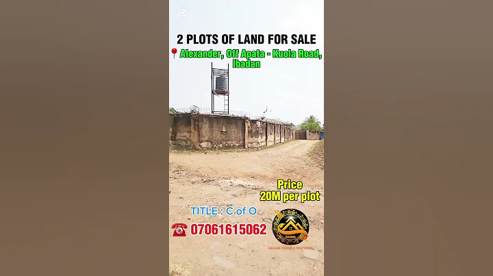 2 Plots of Land for Sale | Oluyole Extension, Ibadan | CofO | 20M/Plot