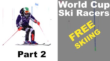 WC Racers FREESKIING 2025 Part 2 - POWDER