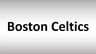 How to Pronounce Boston Celtics screenshot 5