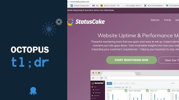 Octopus TL;DR   Infrastructure as code at Octopus, StatusCake as code using DSC, Octopus and Takofuk