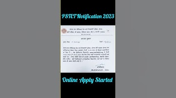 PSTET Exam 2023 Notification  // Online Apply For Exam