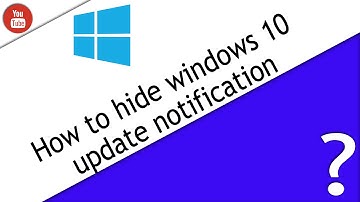 How to Remove Windows 10 Update Notification