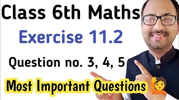 Ex 11.2 Class 6 | Unit 11 Exercise 11.2 Q 3, 4, 5 Class 6 Maths PTB | Ch 11 Class 6 | Learning Zone