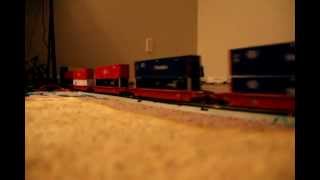 Ho Scale Model Stack train NS sd70m-2 leading.
