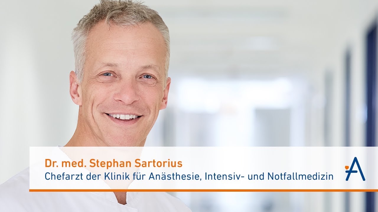 Dr. med. Stephan Sartorius, Chefarzt der Klinik für Anästhesie