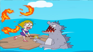 Save The Girl #3 - Level Solution - Gameplay Walkthrough Shark Attack (Android, ios) #SAprorider