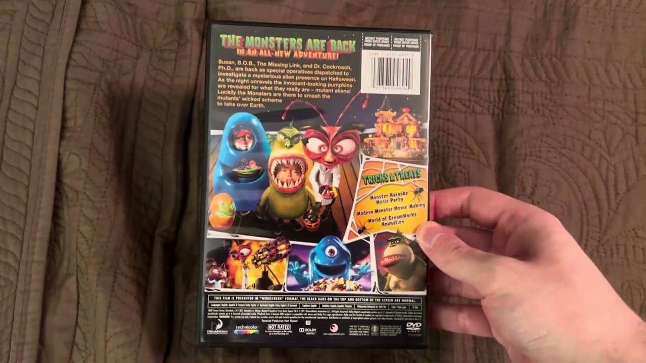 Monsters vs. Aliens: Mutant Pumpkins from Outer Space DVD Overview