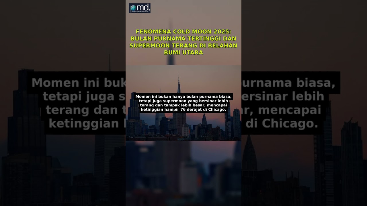 Fenomena Cold Moon 2025: Supermoon Tertinggi! 