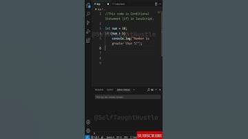 Conditional Statement (if) in JavaScript  #coding #programming #javascript