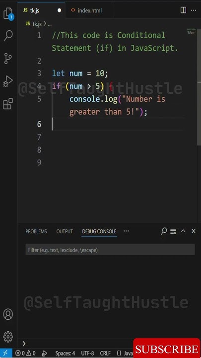 Conditional Statement (if) in JavaScript #coding #programming # ...
