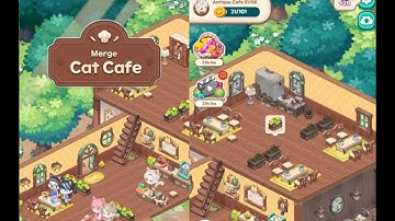 Merge Cat Cafe Level  7  Part 4  🐱☕️🍰       #merge