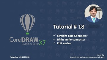 Straight Line Connector,Right angle connector,Edit anchor, tool in Coreldraw x7 (18)