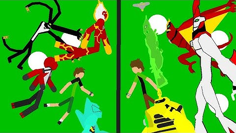 Ben 10 Reboot Vs Ben 16 Omniverse [Stick Nodes Pro]