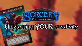 I created my own Sorcery Card, and SO CAN YOU!