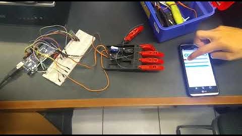 Diseño de Interfaces  Appinventor Arduino Servos Bluetooth y Mano mecanica 3