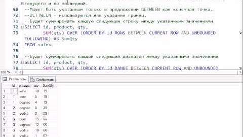 T-SQL 2012: Оконные функции.  Подробно.