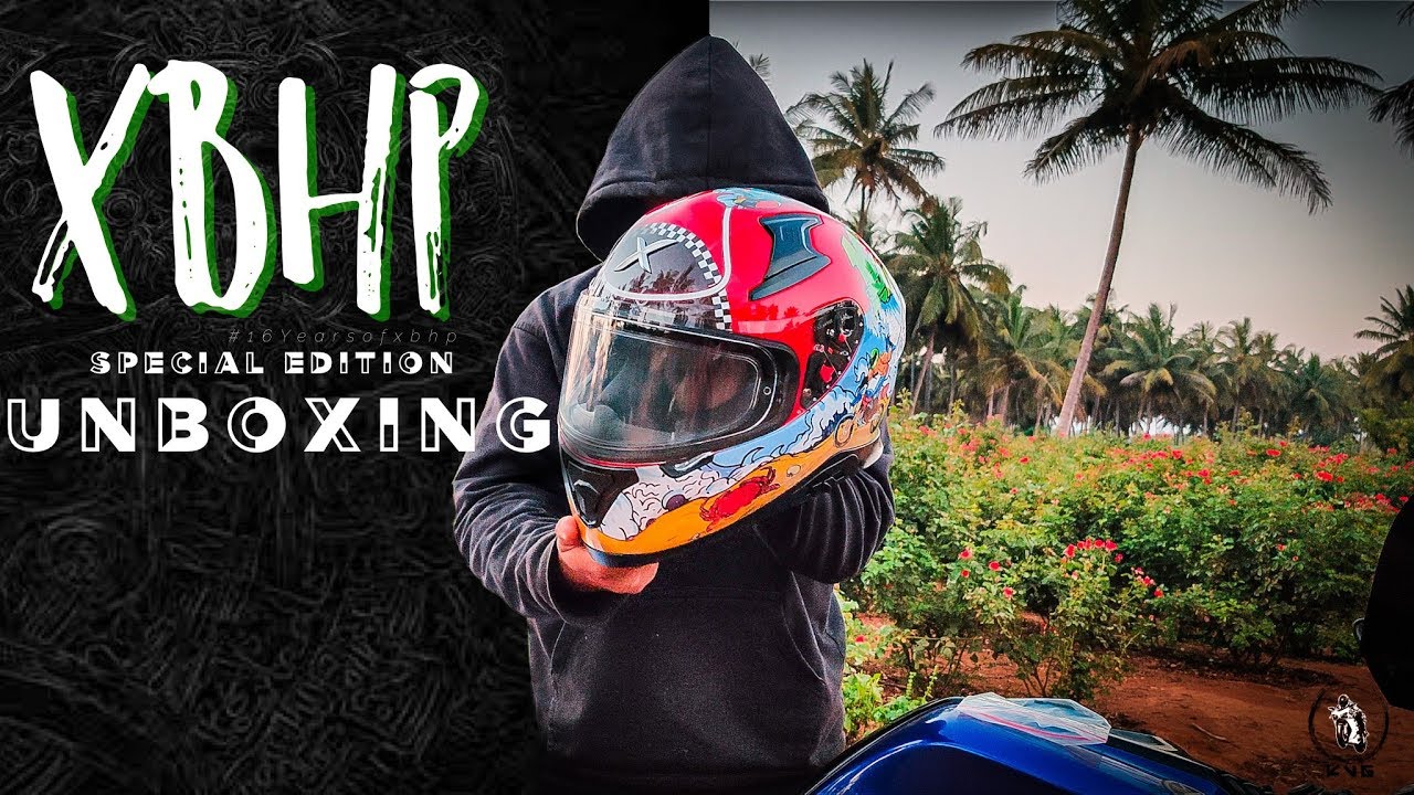 Xbhr Unboxing of xBhp special edition helmet | #xBhp #axor | English version ...