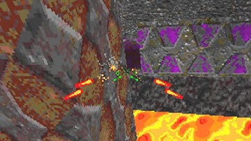 Descent Vignettes, Level 21 - Vertigo tube, insane, cold, no death, full rescue, 103HP at exit