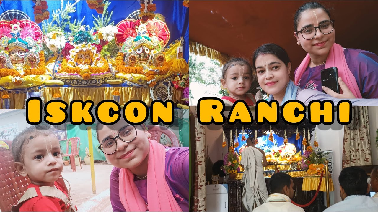 //Ranchi mein bhi hai Iskcon Temple 🤗😦// #iskcon #iskconranchi # ...