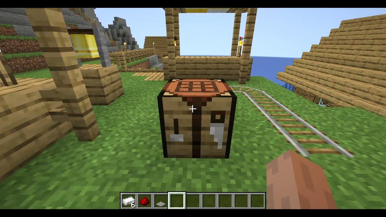 How to create detector rail in Minecraft YouTube