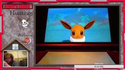 Shiny Eevee 335 SOS calls!