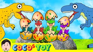 60minㅣ6 stories about Dinosaurs and Dinosaur Eggsㅣdinosaurs for kids, baby TrexㅣCoCosToy