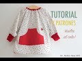 DIY La vuelta al cole: baby, mandilon o bata para guardería (patrones incluidos)