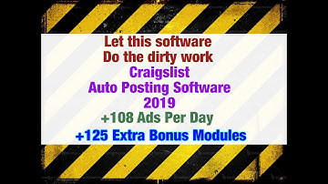 Craigslist Auto Posting Software 2019 - 108 Ads per day - autopostingtools.com