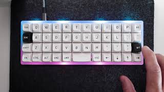 Olkb Planck Acrylic Durock T1 - Typing Sounds