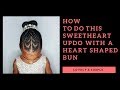 Heart Braids and Love Bun- Hairstyles for little girls