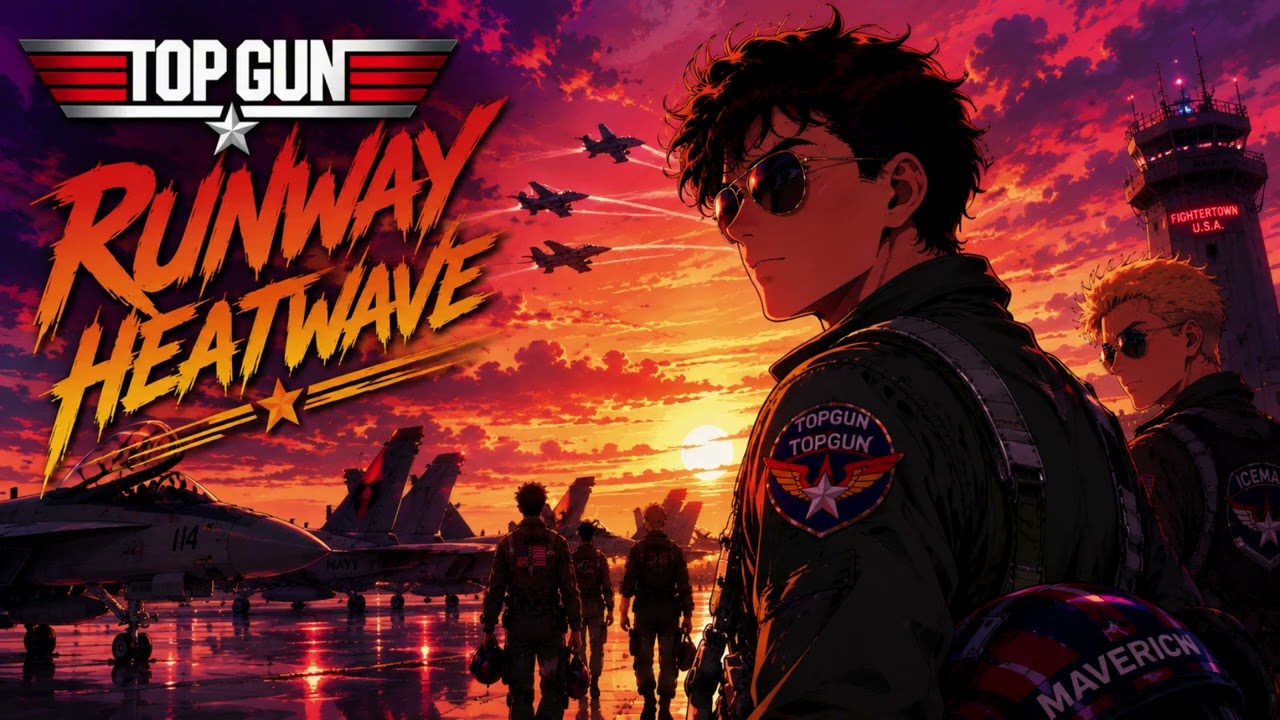 Runway Heatwave - TOP GUN - Synthwave Retrowave Version