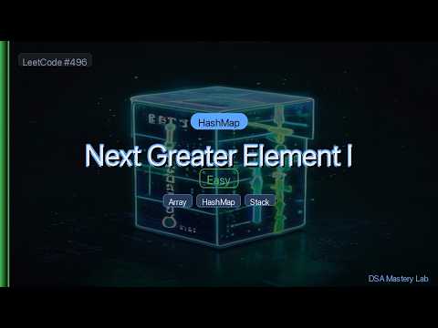 LeetCode 496: Next Greater Element I — The HashMap Trick (C#)