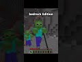 Bedrock Edition VS Java Edition #minecraft #gaming #trending