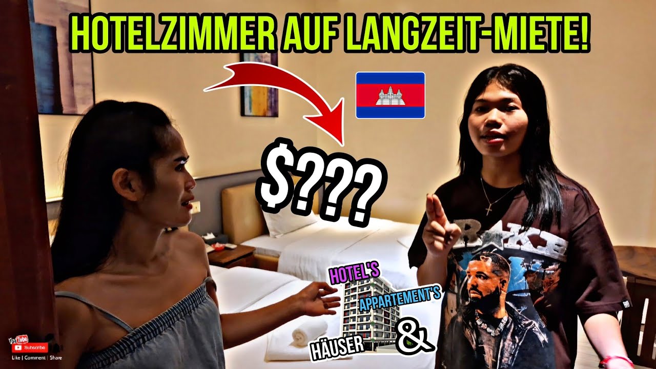 AUSWANDERN N@CH KAMBODSCHA! 🇰🇭🏠🏢 ALLE KOSTEN FÜR EIN HOTELZIMMER IM MONAT!#kambodscha#thailand