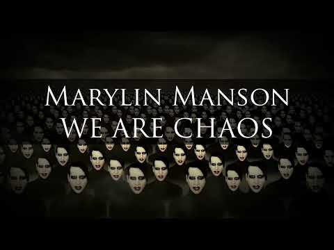 Marylin Manson - WE ARE CHAOS(Перевод на русском, с английскими субтитрами)