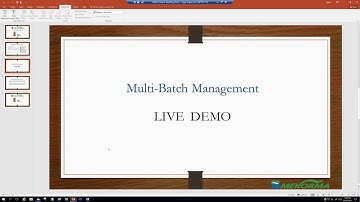 Mekorma Multi Batch Management Webinar