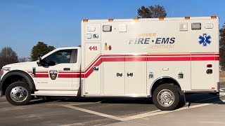 Hanover Fire Ems Ambulance 441 (Part Timer) responding code 2