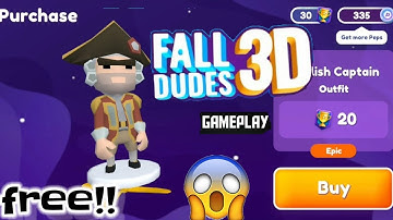 fall dudes 3D  multiplayer announcement version:1.3.0| fall dudes 3D   buying new outfit
