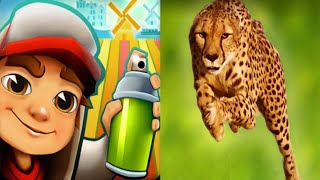 Subway Surfers VS Cheetah Run Android Gameplay screenshot 5