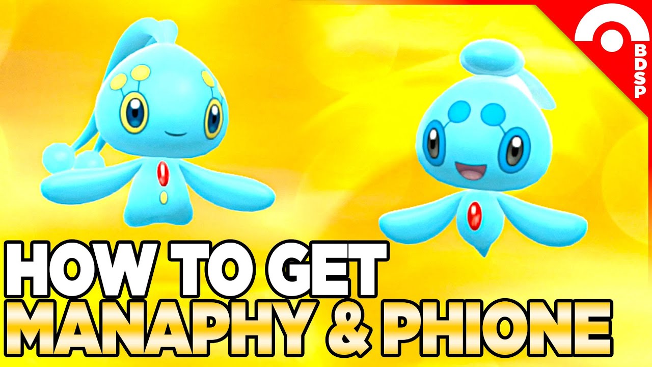 How to Get Manaphy, Mystery Gift Function, & Phione in Pokemon Brilliant Diamond & Shining Pearl