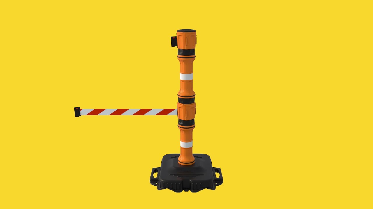 SETON EasyExtend Absperrsystem - vielseitiges ausziehbares Gurtband-System zum Absperren