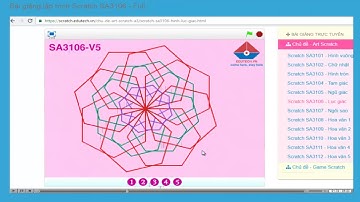 Phan 3_SA3106: (Video Full)_ Lập trình Scratch vẽ hình lục giác: