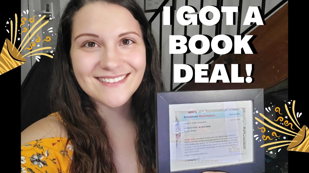 I GOT A BOOK DEAL! I'm going to be a published author! 🎉🎉🎉 - YouTube