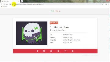 Hướng dẫn làm web giới thiệu bản thân