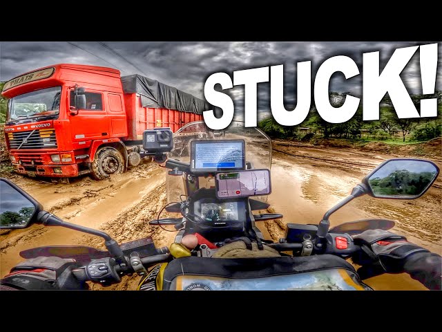 Travel vlog - INSANE MUDDY ROAD to Reach ECUADOR Border! 🇵🇪 [S3 - E83]