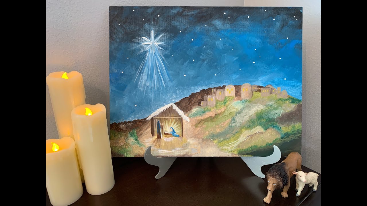 How I Painted The Nativity Jesus Manger With Surrounding Landscaping Maxresdefault