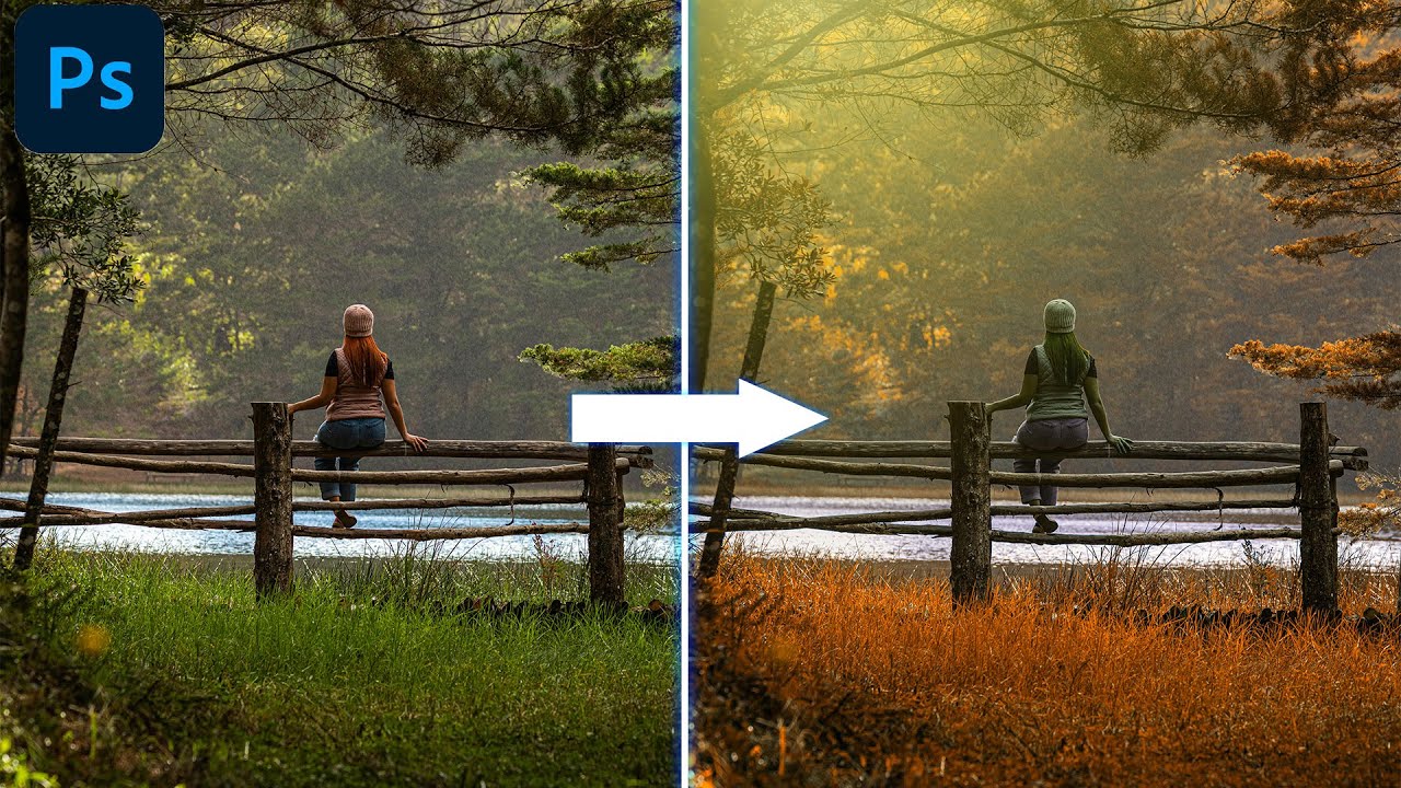 This Easy Trick to Add Golden Moody Tone Effect in Photoshop | Photoshop Tutorial