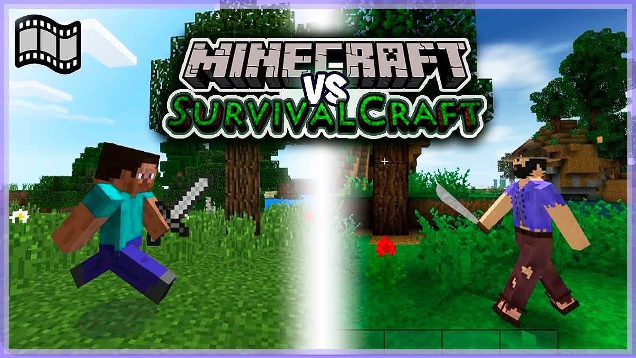Short film - Minecraft vs SurvivalCraft: The battle - YouTube