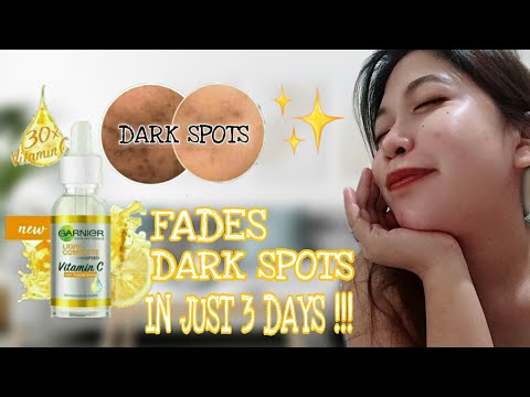 Garnier Vitamin C Serum Review | How to fade  dark spots | Garnier PH